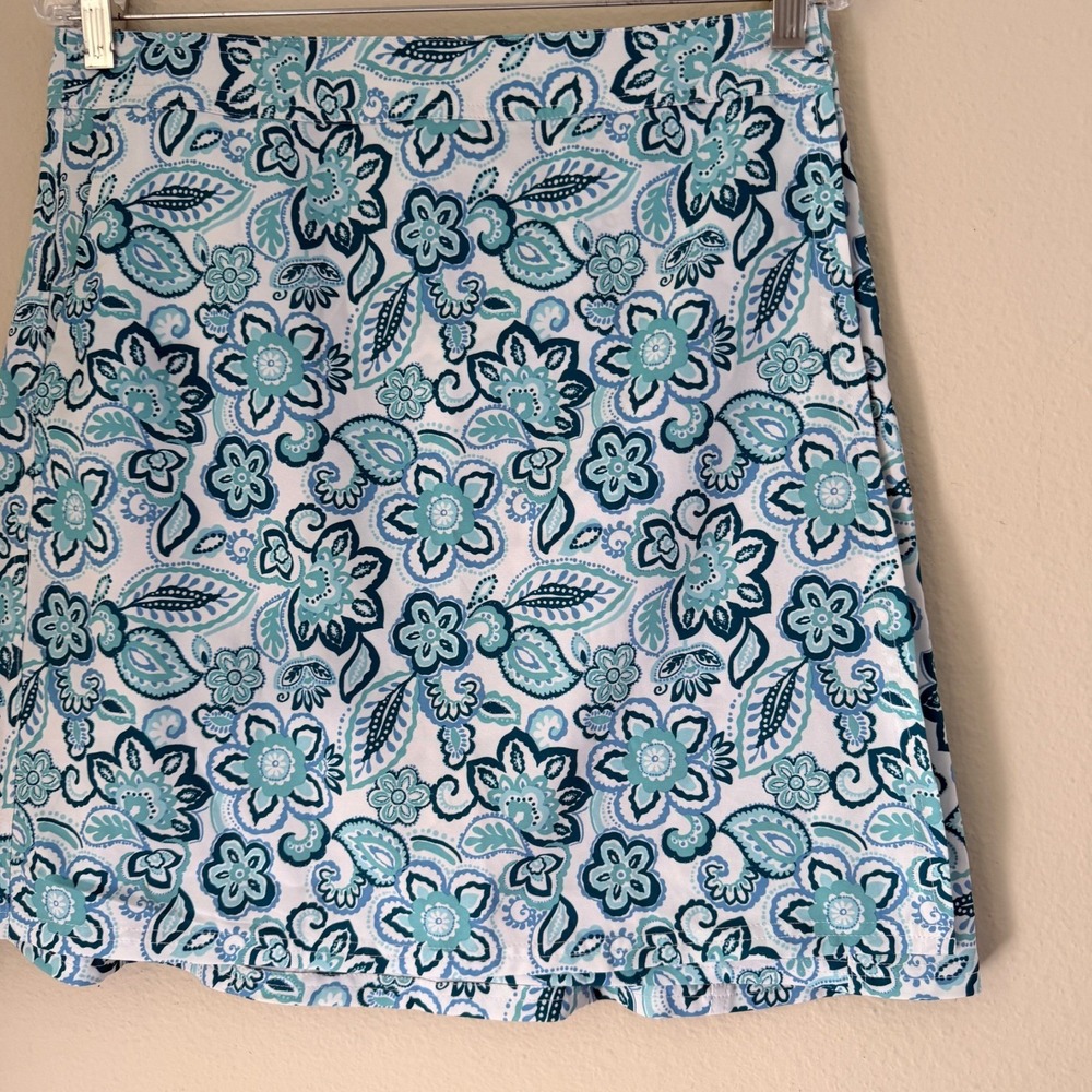 RipSkirt Floral Hawaii Wrap Skirt Medium- Lenght 2 Seaglass Florals Paisley - Picture 2 of 15